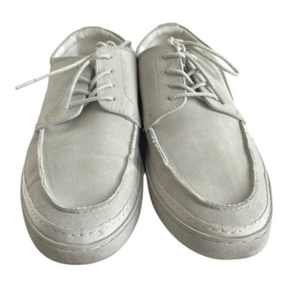 Abound Light Gray Suede Casual Lace-Up Shoes Loafers Size 10M main image 5